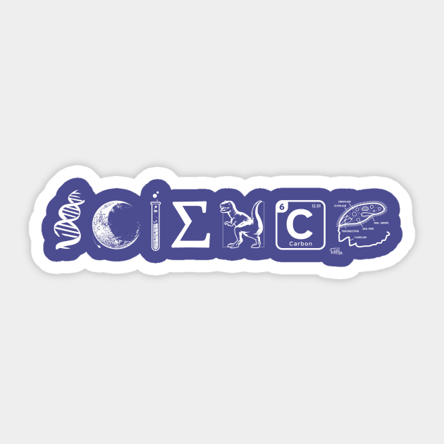 SCIENCE - Coexist Sticker by Captain_RibMan